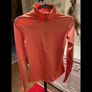 Nike long sleeve v neck with zipper